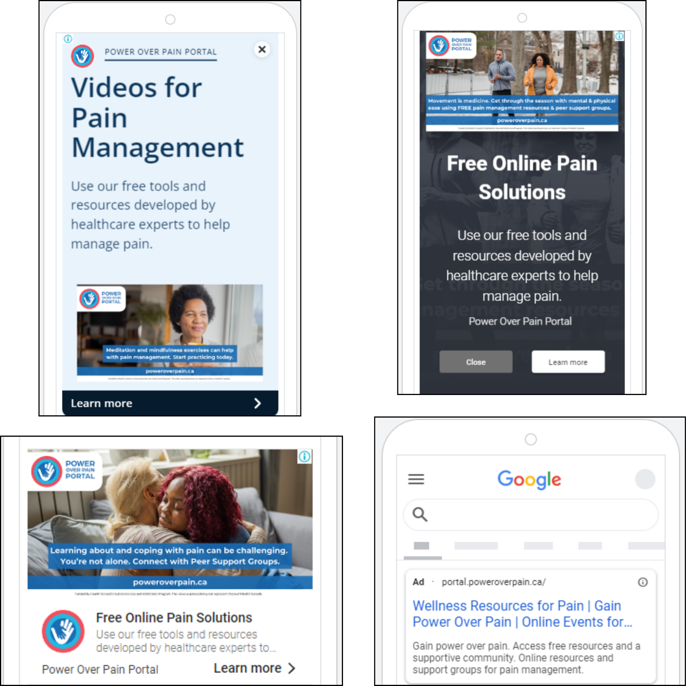 A large portion of campaign advertising was Google search and display ads for the best ROI